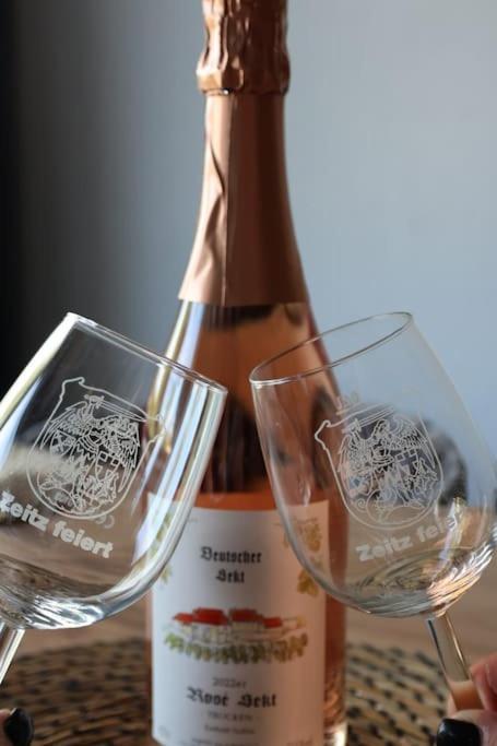 Ferienwohnung Weingut Lahmer August Kretzschau Esterno foto
